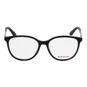 Armação de Óculos Feminino Redondo em Acetato Carmim